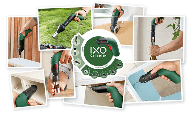 Bosch IXO6
Attachment Heads Collection Bosch IXO6 Cordless Attachment Collection Home DIY Handicraft Screwdriver