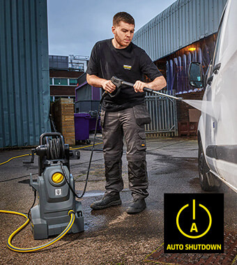 Automatic Shutdown Karcher HD 4-10 X Classic Car automatic pressure relief integrated hose reel