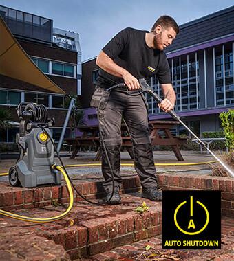 Automatic Shutdown Karcher HD 4-10 X Classic Home automatic pressure relief integrated hose reel