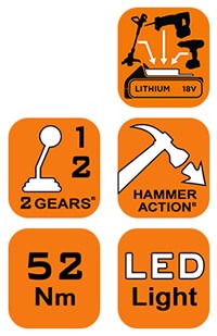 Black & Decker BL188 Specifications Icons