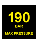 Max. Pressure:
190 bar Karcher HD613CX Pressure