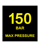 Max. Pressure:
150 bar Karcher HD715G Pressure