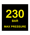 Max. Pressure:
230 bar Karcher HD923DE Pressure