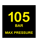 Max. Pressure:
105 bar Karcher HDS6104C Pressure