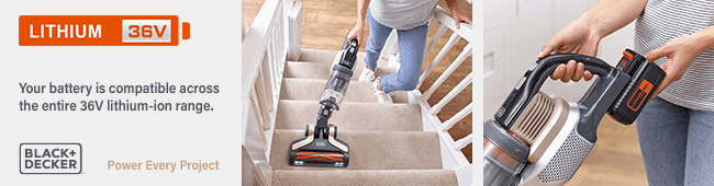 Black Decker BHFEV36B2D 36v Lithium Battery System