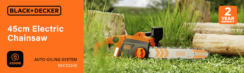 Black Decker BECS2245 Electric Chainsaw 450mm