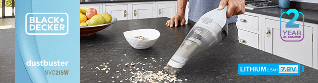 BlackDecker NVC215W Cordless Dustbuster
