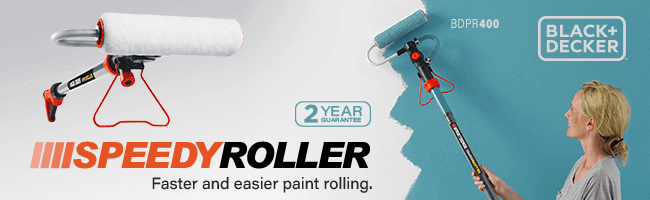 Black & Decker
Speedy Roller®
Fillable Paint Roller
BDPR400 BlackDecker BDPR400 Speedy Paint Roller