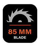 85mm Blade Diameter BES510 Blade Diameter