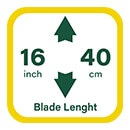 40 cm (16 inch) Blade Lenght Webb WEPCS16 Blade Lenght