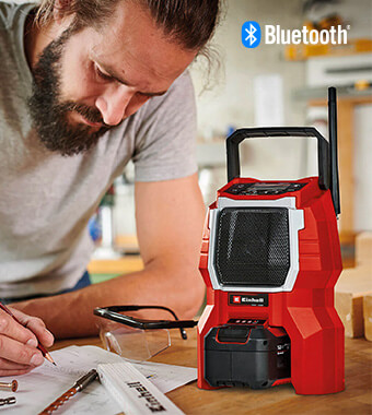 Einhell TE-RA 18 Li BT Cordless Radio Bluetooth Speaker