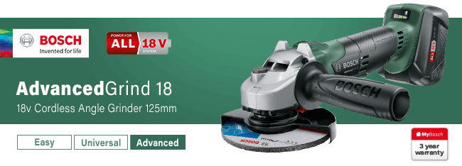 Bosch ADVANCEDGRIND 18v Cordless Angle Grinder 125mm