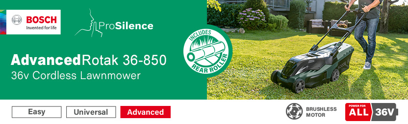 Bosch ADVANCEDROTAK 36-850 36v Cordless Rotary Lawnmower 440mm P4A PowerForAll Bosch ADVANCEDROTAK 36-850 36v Cordless Rotary Lawnmower 440mm