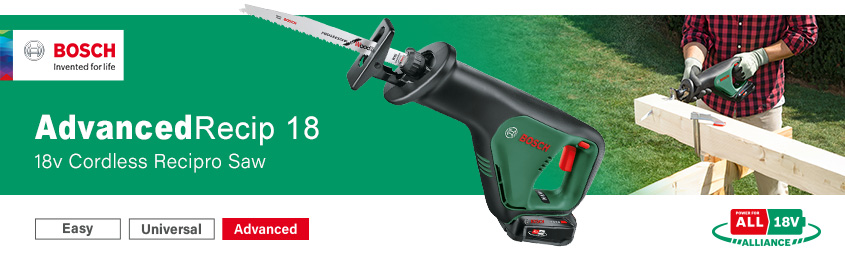 Bosch AdvancedRecip PowerForAll P4A 18v Cordless Recipro Saw