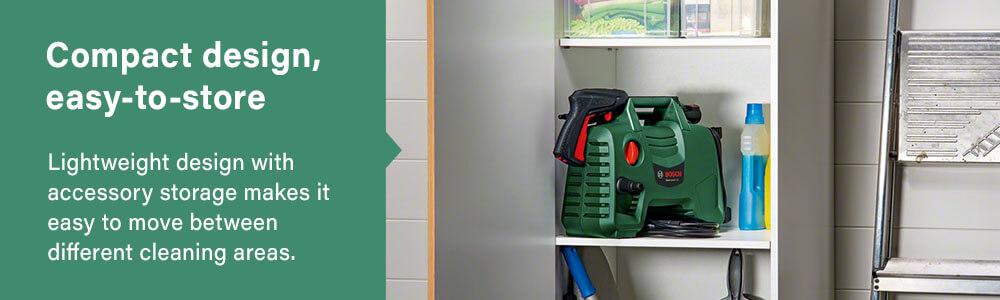 Bosch EASYAQUATAK 100 Pressure Washer with 360° Compact Trigger Gun Bosch EASYAQUATAK 100 Trigger Gun