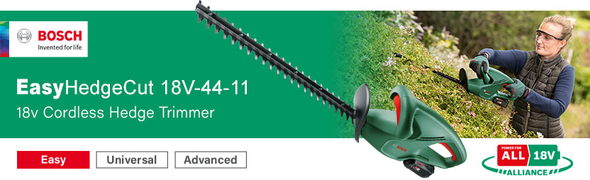 PowerForAll Bosch EASYHEDGECUT 18V-44-11 P4A 18v Cordless Hedge Trimmer 440mm