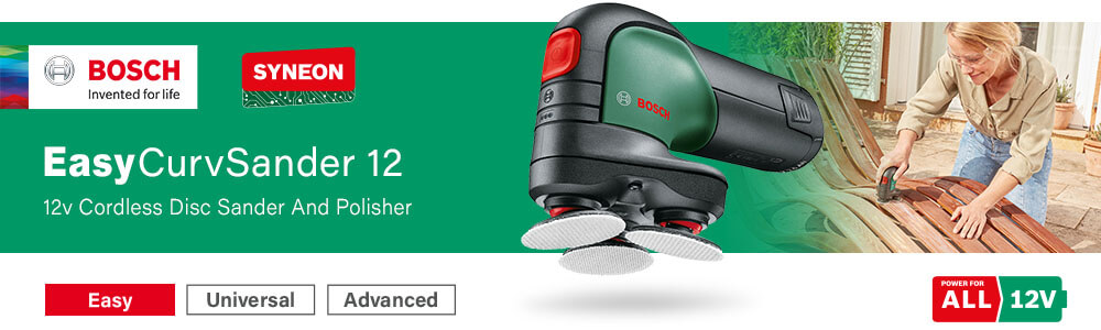 Bosch EasyCurvSander 12v
12v Cordless Adaptable Sander / Polisher Bosch EasyCurvSander 12v Cordless Adaptable Sander