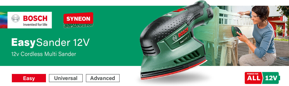 Bosch EasySander 12v Cordless Multi Sander