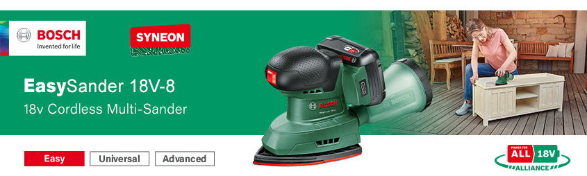Bosch EasySander 18V-8 P4A PowerForAll 18v Cordless Multi Sander