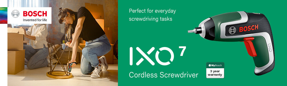 Bosch IXO 7 Basic
3.6v Cordless Screwdriver Bosch IXO 7 3.6v Cordless Basic Screwdriver