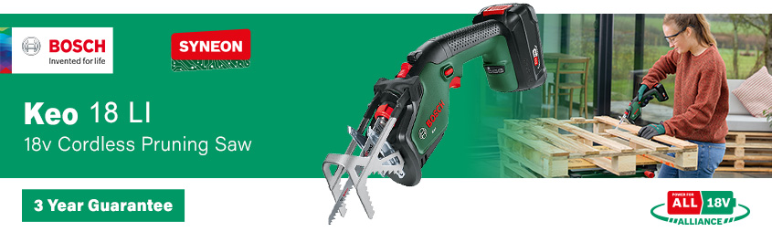 Bosch KEO 18 LI P4A
18v Cordless Reciprocating Pruning Saw Bosch KEO 18 LI P4A 18v Power For All Cordless Reciprocating Pruning Saw