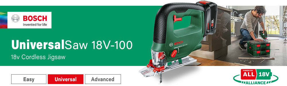 Bosch UNIVERSALSAW 18V-100 18v Cordless Jigsaw