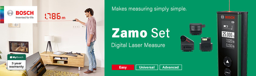 Bosch Zamo Set
Laser Distance Measure and Area Calculator Bosch 0603672901 Zamo Set Laser Distance Measure Area Calculator attachment