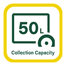 50L Collection Box Capacity Webb WEESS Collection Bag Capacity