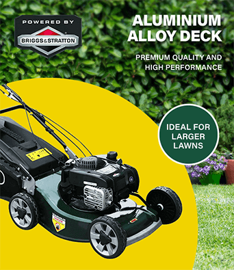 Webb WER19ALSP Briggs Stratton Engine Aluminium Deck Lawnmower