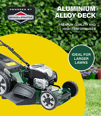 Webb WER21ALSP Briggs Stratton Engine Aluminium Deck Lawnmower