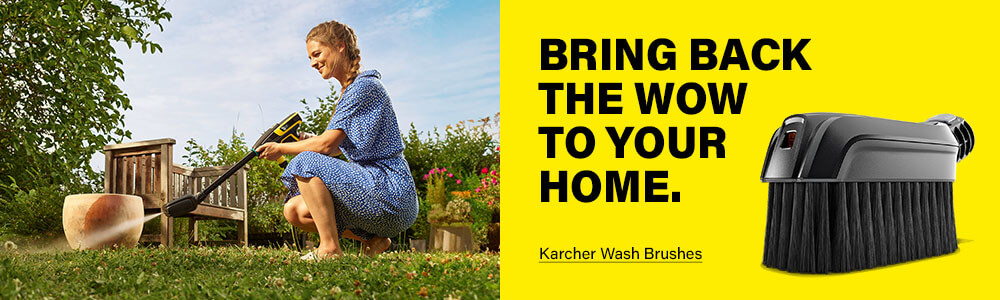 Bring Back The Wow To Your Home & Garden.
Karcher Wash Brushes Karcher KHB5 Home Garden Pressure Cleaning Wash Brushes