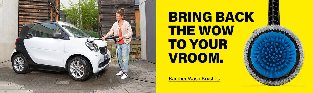 Bring Back The Wow To Your Vroom.
Karcher Wash Brushes Karcher WB 130 Car Bike Home Garden Pressure Cleaning Wash Brushes