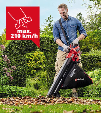 Efficient, powerful, and long-lasting! Einhell VENTURRO 18-210 18v Cordless Brushless Leaf Blower and Vacuum 210Kmh
