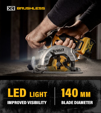 Sale Brushless Dewalt Saw Free Shipping 18V XR Brushless 184mm Rail Compatible Circular Saw Bare Unit
