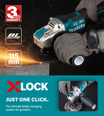 Makita DGA519 Brushless XLock