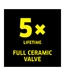 5 x Lifetime
Full Ceramic Valve Karcher HDS1000BE Ceramic Valve
