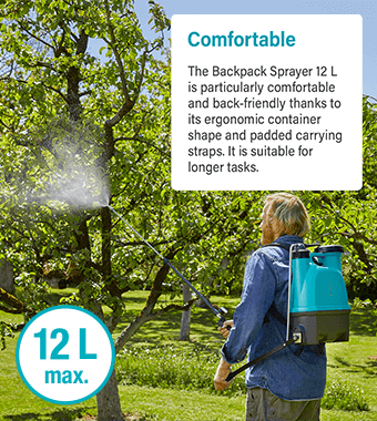 Gardena 1114020 Backpack Comfort Pressure Sprayer