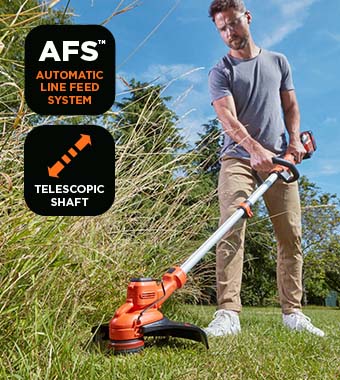 Black Decker BCSTA5362 36v Grass Trimmer Telescopic shaft Automatic line feed AFS Edging