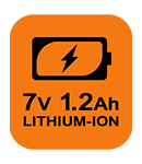 7v 1.2ah Lithium-ion Cordless GSL700 Lithium-ion System