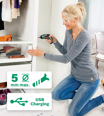 More power for everyday screwdriving jobs. Bosch IXO 7 3.6v Cordless Screwdriver