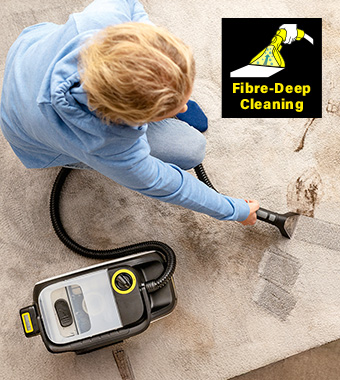 Cleaning deep into the fibres of textile surfaces. Karcher SE 3-18 COMPACT 18v Cordless Spray Extraction Spot Cleaner