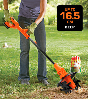 Black Decker BETL1820L 18v Cordless Tiller Cultivator