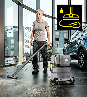 Compact and versatile battery powered wet
and dry vacuum cleaner for demanding wet
and dry applications at locations without an
external power supply. Karcher NT 22/1 AP BP L Pro 36v Cordless Wet Dry Vacuum Cleaner
