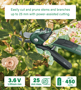 EASYPRUNE Cut Prune LithiumIon Branch Diameter