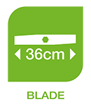 36cm Cutting Width EasiGlide Plus 360V Cut Width