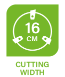 16cm Cutting Width EasiLife GO 250 Cut Width