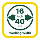 Webb WEPS400 Working Width