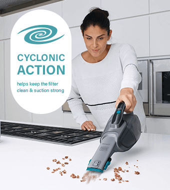 Black Decker DVJ325BF Cyclonic Action Cleaning