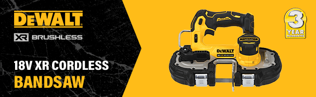DeWalt DCS377 18v XR Cordless Brushless Compact Bandsaw Bandsaws