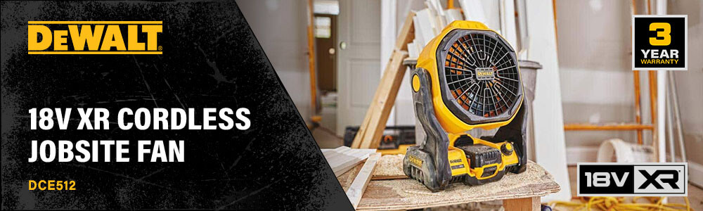 DeWalt DCE512 18v XR Cordless Jobsite Fan Portable Fans
